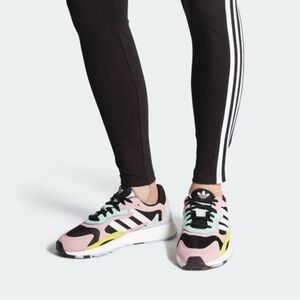 adidas Originals (EF7643) Women's Tresc Run Boost Shoes In Pink Multi Size: 9.5